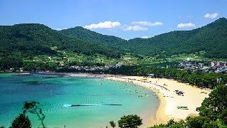 La isla Namhae en Corea del Sur